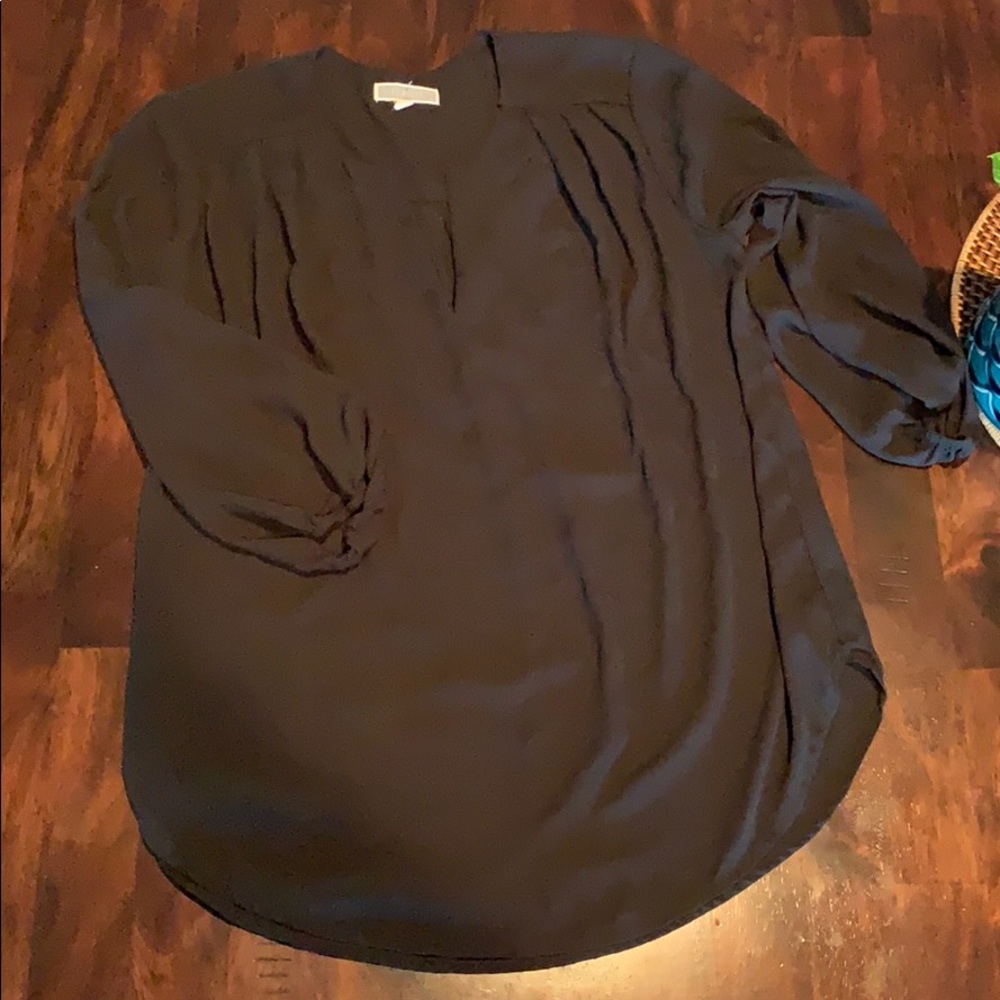 Black flowy blouse